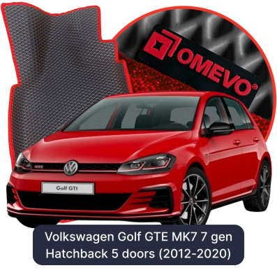 EVA autokoberce OMEVO pre Volkswagen Golf GTE MK7 7. gen Hatchback (2012-2020)