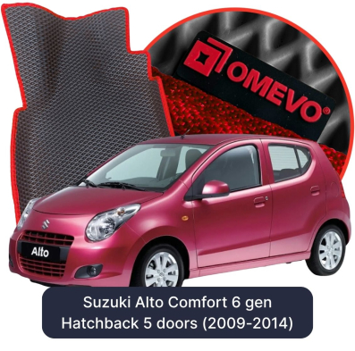 EVA autokoberce OMEVO pre Suzuki Alto Comfort 6 gen Hatchback 5 dverí (2009-2014)
