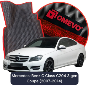 OMEVO 5D Pro Autokoberce do Mercedes-Benz C trieda C204 3. gen Coupe (2007-2014)