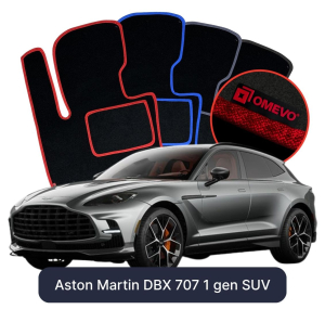 Velúrové autokoberce OMEVO pre Aston Martin DBX 707 1 gen SUV (2000-2026)