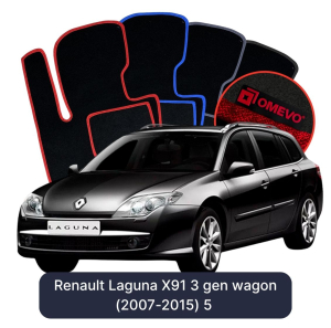 Velúrové autokoberce OMEVO pre Renault Laguna X91 3 gen Kombi (2007-2015)