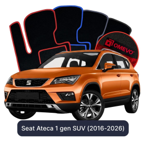 Velúrové autokoberce OMEVO pre Seat Ateca 1 gen SUV (2016-2025)
