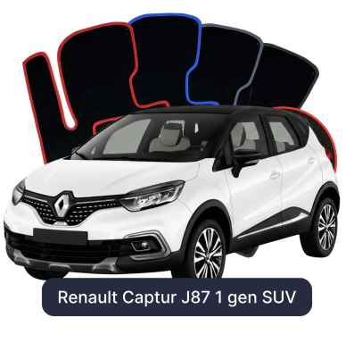 Velúrové autokoberce OMEVO pre Renault Captur J87 1 gen SUV (2013-2019)