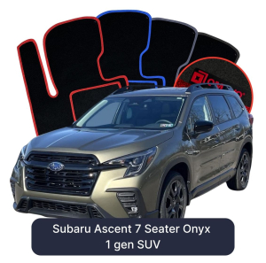 Velúrové autokoberce OMEVO pre Subaru Ascent 7 mest Onyx 1 gen SUV (2018-2026)
