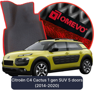 OMEVO 5D Pro Autokoberce do Citroën C4 Cactus 1 gen SUV 5 dverí (2014-2020)