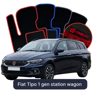 Velúrové autokoberce OMEVO pre Fiat Tipo 1 gen Kombi (2015-2025)