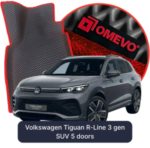 OMEVO 5D Pro Autokoberce do Volkswagen Tiguan R-Line 3. gen SUV 5 dverí (2024-2025)