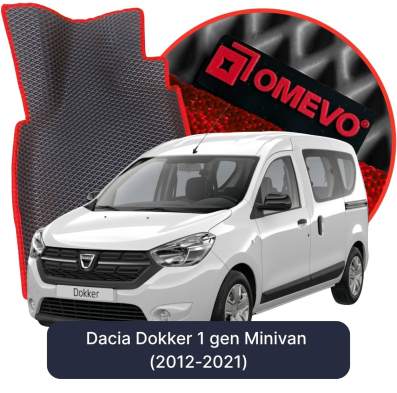 EVA autokoberce OMEVO pre Dacia Dokker 1 gen Minivan (2012-2021)