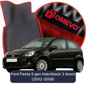 OMEVO 5D Pro Autokoberce do Ford Fiesta 5. gen Hatchback 3 dvere (2002-2008)
