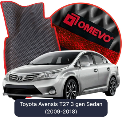 EVA autokoberce OMEVO pre Toyota Avensis T27 3 gen Sedan (2009-2018)