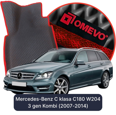 EVA autokoberce OMEVO pre Mercedes-Benz C trieda C180 W204 3. gen Kombi (2007-2014)