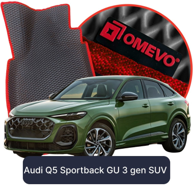 EVA autokoberce OMEVO pre Audi Q5 Sportback e-hybrid GU 3 gen SUV (2024-2026)