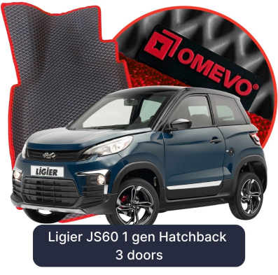 EVA autokoberce OMEVO pre Ligier JS60 1 gen Hatchback 3 dvere (2012-2026)