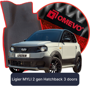 OMEVO 5D Pro Autokoberce do Ligier MYLI 2 gen Hatchback 3 dvere (2024-2026)