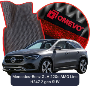 OMEVO 5D Pro Autokoberce do Mercedes-Benz GLA 220e AMG Line H247 2 gen SUV (2020-2026)