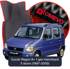 OMEVO 5D Pro Autokoberce do Suzuki Wagon R+ 1 gen Hatchback 5 dverí (1997-2000)