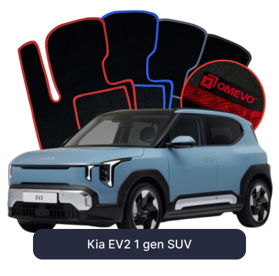 Velúrové autokoberce OMEVO pre Kia EV2 1 gen SUV (2025-2026)