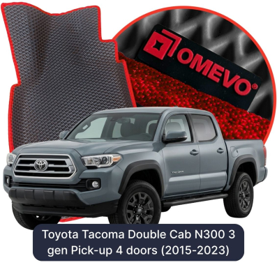 EVA autokoberce OMEVO pre Toyota Tacoma Double Cab N300 3 gen Pick-up 4 dvere (2015-2023)