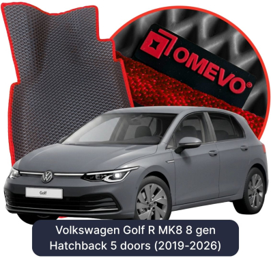 EVA autokoberce OMEVO pre Volkswagen Golf R MK8 8 gen Hatchback 5 dverí (2019-2026)