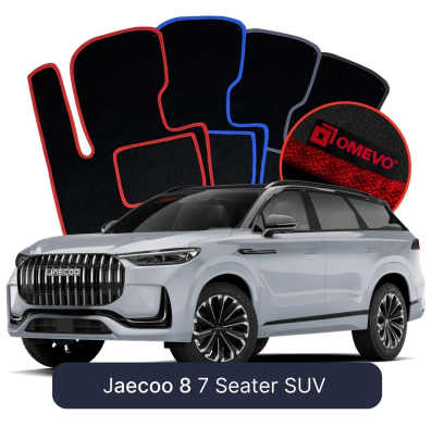 Velúrové autokoberce OMEVO pre Jaecoo 8 7-osobowy 1 gen SUV (2025-2026)