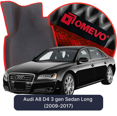 EVA autokoberce OMEVO pre Audi A8 D4 3 gen Sedan Dlhý (2009-2017)