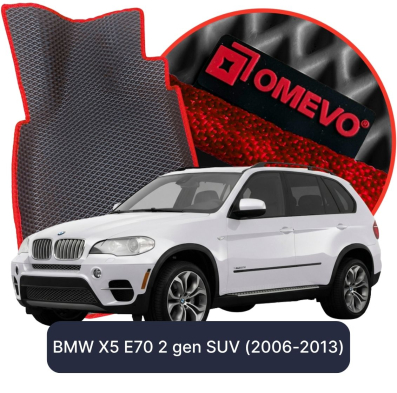 EVA autokoberce OMEVO pre BMW X5 E70 2 gen SUV (2006-2013)