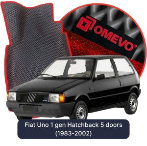 OMEVO 5D Pro Autokoberce do Fiat Uno 1 gen Hatchback 5 dverí (1983-2002)