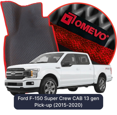 EVA autokoberce OMEVO pre Ford F-150 Super Crew CAB 13. gen Pick-up (2015-2020)