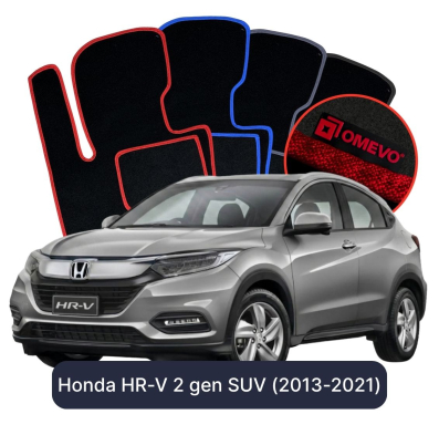 Velúrové autokoberce OMEVO pre Honda HR-V 2 gen SUV (2013-2021)