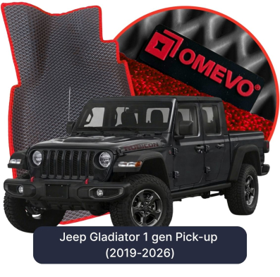 EVA autokoberce OMEVO pre Jeep Gladiator 1. gen Pick-up (2019-2025)