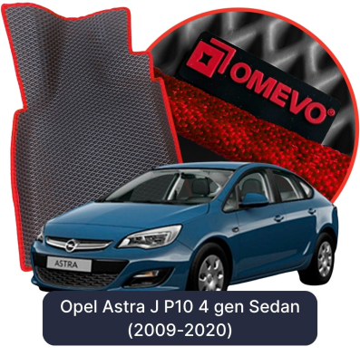 EVA autokoberce OMEVO pre Opel Astra J P10 4. gen Sedan (2009-2020)