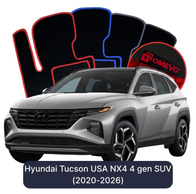 Velúrové autokoberce OMEVO pre Hyundai Tucson USA NX4 4 gen SUV (2021-2025)