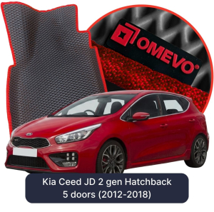OMEVO 5D Pro Autokoberce do Kia Ceed JD 2 gen Hatchback 5 dverí (2012-2018)