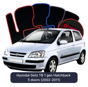 Velúrové autokoberce OMEVO pre Hyundai Getz TB 1 gen Hatchback 5 dverí (2002-2011)