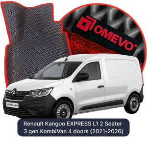 OMEVO 5D Pro Autokoberce do Renault Kangoo EXPRESS L1 2 mesta 3 gen KombiVan 4 dvere (2021-2026)