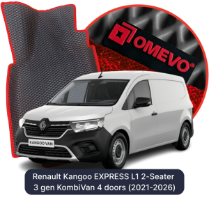 OMEVO 5D Pro Autokoberce do Renault Kangoo EXPRESS L2 2 mesta 3 gen KombiVan 4 dvere (2021-2026)