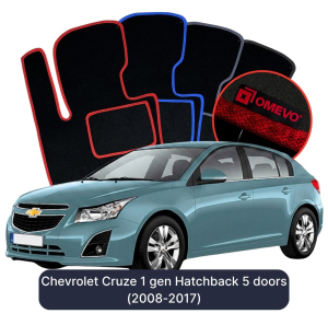 Velúrové autokoberce OMEVO pre Chevrolet Cruze 1 gen Hatchback 5 dverí (2008-2017)