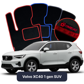 Velúrové autokoberce OMEVO pre Volvo XC40 1 gen SUV (2017-2025)