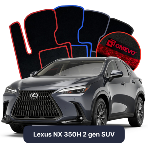 Velúrové autokoberce OMEVO pre Lexus NX 350H 2 gen SUV (2021-2024)