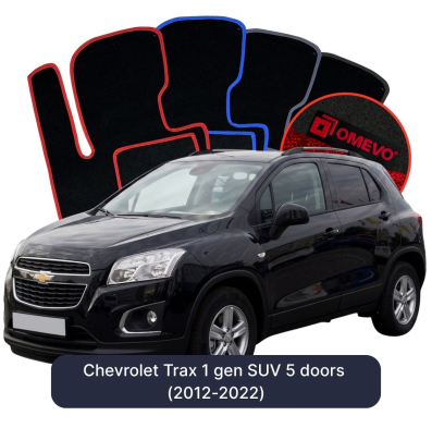 Velúrové autokoberce OMEVO pre Chevrolet Trax 1 gen SUV 5 dverí (2012-2022)