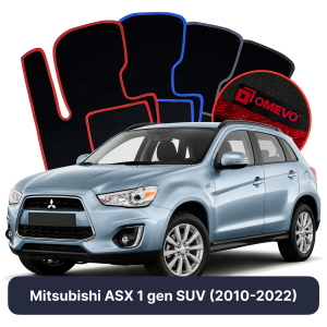 Velúrové autokoberce OMEVO pre Mitsubishi ASX 1 gen SUV (2010-2022)