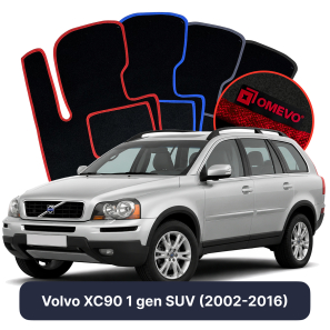 Velúrové autokoberce OMEVO pre Volvo XC90 1 gen SUV (2002-2016)