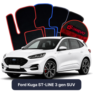 Velúrové autokoberce OMEVO pre Ford Kuga ST-LINE 3 gen SUV (2019-2025)