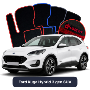 Velúrové autokoberce OMEVO pre Ford Kuga Titanium 3 gen SUV (2019-2025)