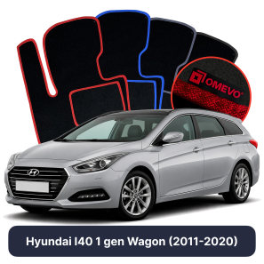 Velúrové autokoberce OMEVO pre Hyundai I40 1 gen Kombi (2011-2020)
