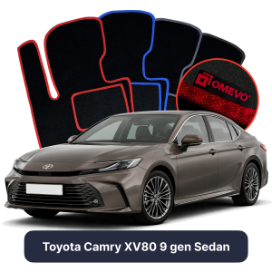 Velúrové autokoberce OMEVO pre Toyota Camry XV80 9 gen Sedan (2023-2025)