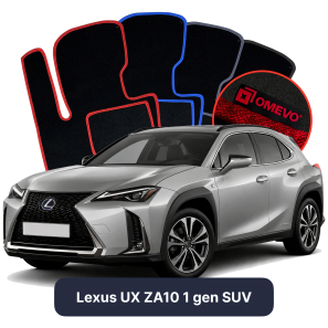 Velúrové autokoberce OMEVO pre Lexus UX ZA10 1 gen SUV (2018-2025)