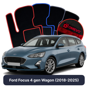 Velúrové autokoberce OMEVO pre Ford Focus 4 gen Kombi (2018-2025)