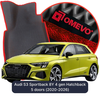EVA autokoberce OMEVO pre Audi S3 Sportback 8Y 4 gen Hatchback 5 dverí (2020-2026)