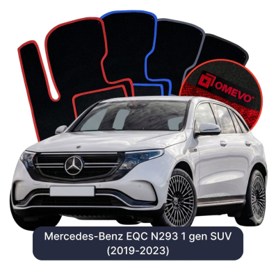 Velúrové autokoberce OMEVO pre Mercedes-Benz EQC N293 1 gen SUV (2019-2023)